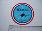sticker KLU 75 leger luchtmacht defensie F16 F-16 vliegtuig, Verzenden