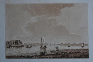 VIANEN FERRY tussen UTRECHT en GORCUM AQUATINT GRAVURE GV1 beschikbaar voor biedingen