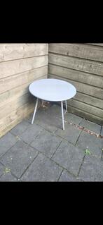 Bijzettafel, Huis en Inrichting, Tafels | Bijzettafels, 45 tot 60 cm, Minder dan 55 cm, Rond, Ophalen of Verzenden