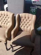 Chesterfield Design Stoelen - 4 voor €250, Hout, Bruin, ., Chesterfield