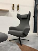 Nieuw Vitra Grand Repos Relax fauteuil met Ottoman Grey stof, Huis en Inrichting, Fauteuils, Vitra, Nieuw, 75 tot 100 cm, Ophalen of Verzenden