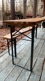 Biertafel met bank inklapbaar, Ophalen, Gebruikt