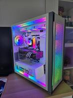 White RGB Gaming PC - Full Tower & Extra cool, Computers en Software, Desktop Pc's, 64 GB of meer, Custom Build, Ophalen of Verzenden