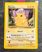 Pikachu #58 Pokémon Base Set - NEDERLANDS, Verzenden, Zo goed als nieuw, Losse kaart