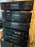 3x Pioneer akai sony cassette decks met nazicht 5 stuks, Audio, Tv en Foto, Cassettedecks, Ophalen of Verzenden, Sony