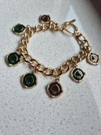 Nieuwe gouden armband Lucardi, Sieraden, Tassen en Uiterlijk, Armbanden, Staal, Nieuw, Ophalen of Verzenden, Met bedels of kralen