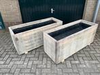 Industriële plantenbakken 140x50 hoogte 60cm met worteldoek, Tuin en Terras, Bloembakken en Plantenbakken, Ophalen, 100 cm of meer