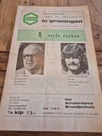 FC GRONINGEN  - WILLEM II, Verzamelen, Ophalen of Verzenden, Willem II