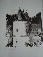 Tekening van Ezelpoort in Brugge Periode 1900 - 1944, Antiek en Kunst, Ophalen of Verzenden