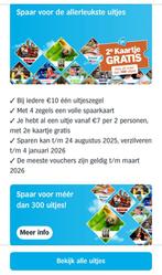 3x 2e kaartje GRATIS op méér dan 300 uitjes!, Twee personen, Ticket of Toegangskaart