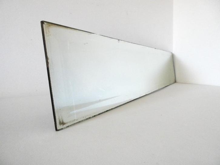 Antiek geslepen spiegel verweerd plateau meubelrestauratie, Antiek en Kunst, Antiek | Spiegels, Minder dan 50 cm, Minder dan 100 cm