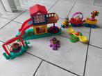 Little People speeltuin en dierentrein, ZGAN!, Kinderen en Baby's, Speelgoed | Fisher-Price, Speelset, Met geluid, Ophalen of Verzenden