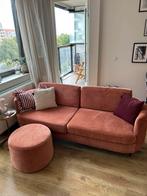 Elinor 3-zitsbank Sofacompany + poef, Ophalen, Driepersoons, 75 tot 100 cm, Zo goed als nieuw