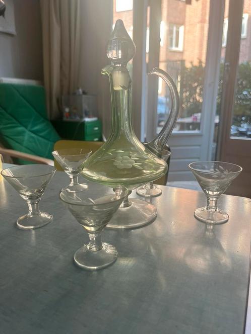 Leerdam glaasjes intact klein prijsjr, Antiek en Kunst, Antiek | Glas en Kristal, Ophalen of Verzenden