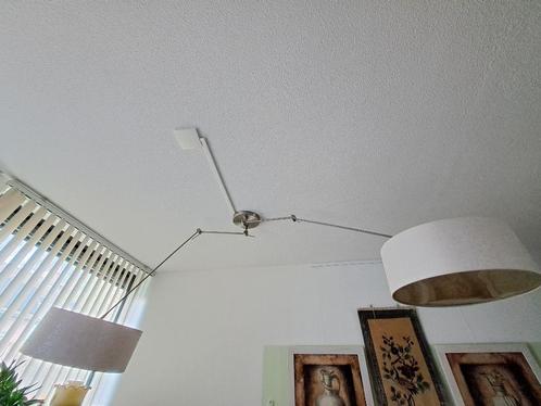Plafondlamp, Huis en Inrichting, Lampen | Plafondlampen, Zo goed als nieuw, Kunststof, Metaal, Ophalen