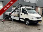 Iveco Daily 40C17 D EEV 7,5 Ton Haib 026T kraan 4000kg laadv, Auto's, Bestelauto's, Gebruikt, Zwart, 4 cilinders, Iveco