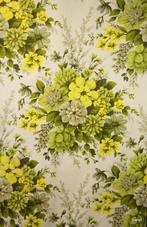 11077 Originele vintage retro stof stoffen gordijnstof Swiet, Overige kleuren, 120 cm of meer, Ophalen of Verzenden, Polyester