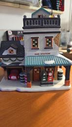 Lemax gas station, Diversen, Kerst, Ophalen of Verzenden, Zo goed als nieuw