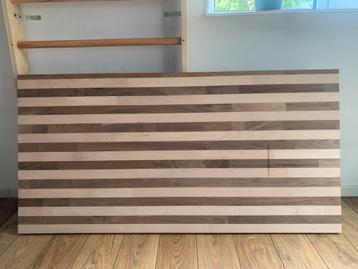 Tafelblad noten/esdoorn nieuw 140x70x4