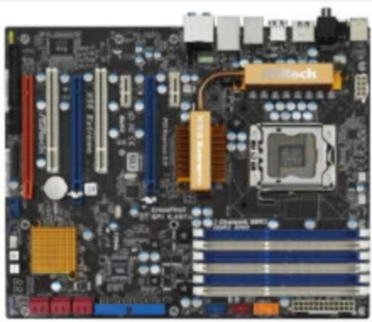 ASRock X58 Extreme socket 1366, Computers en Software, Moederborden, Gebruikt, Verzenden