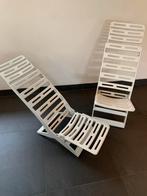Vintage - Maratea - Fanini Fain - 2 stoelen inklap/strand, Tuin en Terras, Kunststof, Gebruikt, Ophalen, Verstelbaar