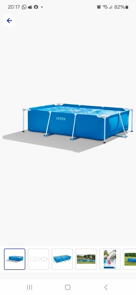 Intex zwembad 3x2x0.75 compleet met filterpomp, trap, Tuin en Terras, Zwembaden, Zo goed als nieuw, 200 tot 400 cm, 200 tot 300 cm
