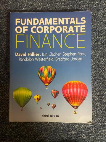 Fundamentals of Corporate Finance - Leerboek beschikbaar voor biedingen