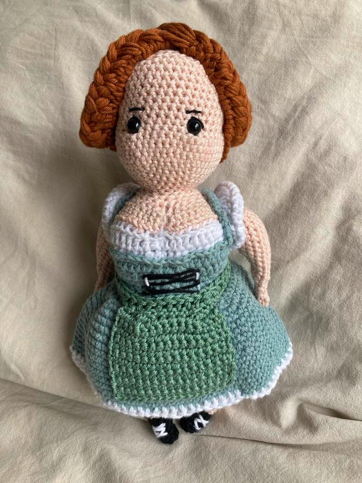 Tirol Dirndl Curvy Girl gehaakt, Hobby en Vrije tijd, Breien en Haken, Zo goed als nieuw, Haken, Overige typen, Ophalen of Verzenden