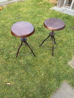 Stalen krukjes, set van 2, Gebruikt, Twee, Bruin, Ophalen of Verzenden