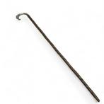 Houten wandelstok met zilveren greep, olifant, Diversen, Wandelstokken, Ophalen of Verzenden, Gebruikt