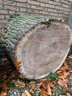 Hakblok, onderkant van een stam, doorsnede 60/80cm hoog 45cm, Tuin en Terras, Haardhout, Minder dan 3 m³, Ophalen