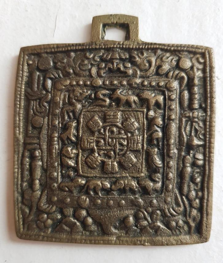 Sipaho / Luosho / Lo Shu / Gau G'au talisman amulet Tibet, Antiek en Kunst, Curiosa en Brocante, Verzenden