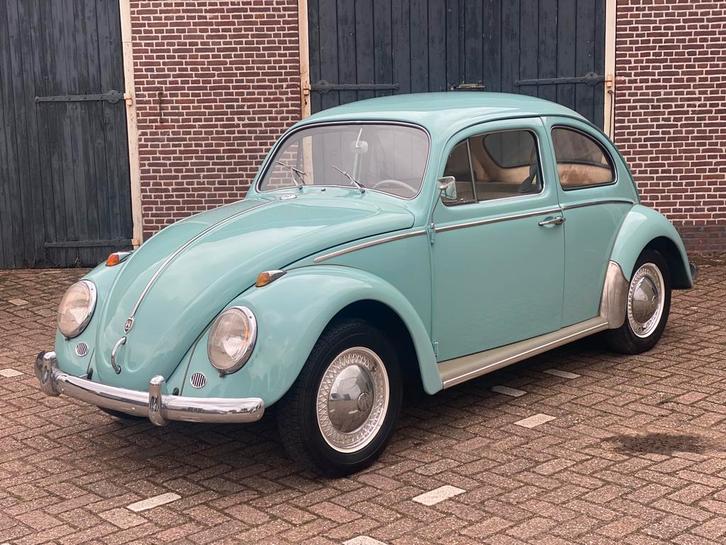 Volkswagen Kever 1961 ✅, Auto's, Oldtimers, Bedrijf, Volkswagen, Benzine, Sedan, Handgeschakeld, Blauw, Overige kleuren, Stof