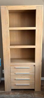 Massief eiken boekenkast, Ophalen, Gebruikt, 200 cm of meer, Eikenhout