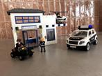 Playmobil Politiekantoor inc. auto, quad en helikopter, Kinderen en Baby's, Speelgoed | Playmobil, Ophalen, Zo goed als nieuw
