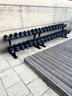 Dumbells Fitness LifeMaxx Set 4-40kg met rekken, Sport en Fitness, Fitnessmaterialen, Ophalen, Zo goed als nieuw, Benen, Dumbbell