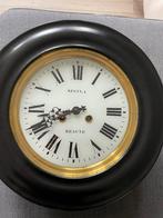 Secula Beaune antieke schoolklok, Huis en Inrichting, Ophalen, Gebruikt, Analoog, Wandklok