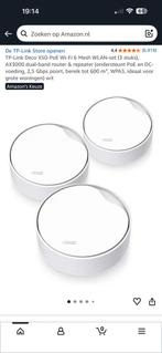 TP-Link Deco X50-POE - Mesh Systeem - ZGAN - betreft 4 stuks, Computers en Software, Routers en Modems, Ophalen of Verzenden, Zo goed als nieuw