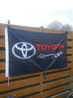 TOYOTA RACING VLAG BANNER 90X150CM ZWART, Ophalen of Verzenden