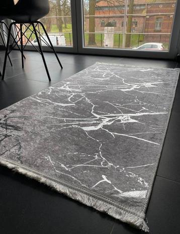 Mooi Tapijt - Grijs met Marmer Design 80x150 beschikbaar voor biedingen