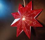 Klassieke Vintage Metalen Rode Kerstster / 30 cm, Diversen, Kerst, Ophalen of Verzenden, Gebruikt