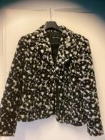 Dames colbert, maat 40, zwart wit, wol, Ophalen of Verzenden, Zo goed als nieuw, Maat 38/40 (M), Zwart