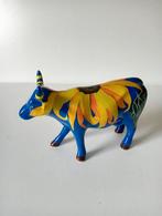 Cow parade koe  udderly  suflowers nieuw 16x6x10, Antiek en Kunst, Ophalen of Verzenden