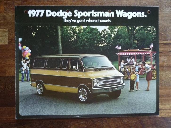 Dodge Sportsman Wagons (1977), Boeken, Auto's | Folders en Tijdschriften, Nieuw, Overige merken, Ophalen of Verzenden