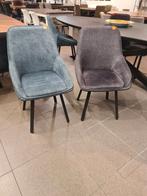 Nieuwe set van 6 eetkamerstoelen adore velvet blauw/antracie, Huis en Inrichting, Stoelen, Ophalen, Overige kleuren, ., Nieuw