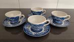 Vintage blauw setje tassen Broadhurst England., Ophalen of Verzenden