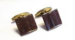 Vintage vergulden manchetknopen., Sieraden, Tassen en Uiterlijk, Manchetknopen, Ophalen of Verzenden