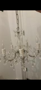 Kroonluchter 5 arms, Ophalen, Zo goed als nieuw, Glas, Klassiek