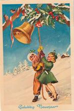 MEISJE KERST SNEEUW UIT 1963 ZEER MOOIE OUDE KAART KJ736, Verzamelen, Ansichtkaarten | Themakaarten, Verzenden, 1960 tot 1980