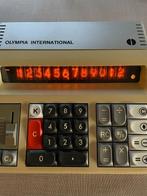 1972 Vintage Olympia CD401 rekenmachine met Nixie display, Diversen, Rekenmachines, Gebruikt, Ophalen of Verzenden